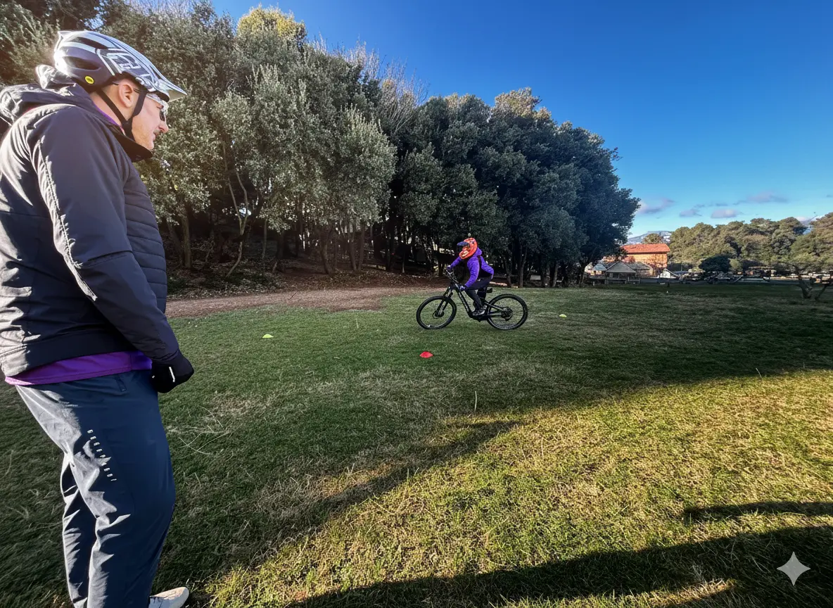 Guided MTB camp Liguria experience: professional instructors and riders on the infinite trails of Liguria