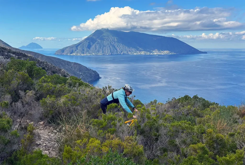 Sailing into the Lava: a unique boat and bike tour combining Mediterranean sailing with epic mountain biking descents on volcanic islands